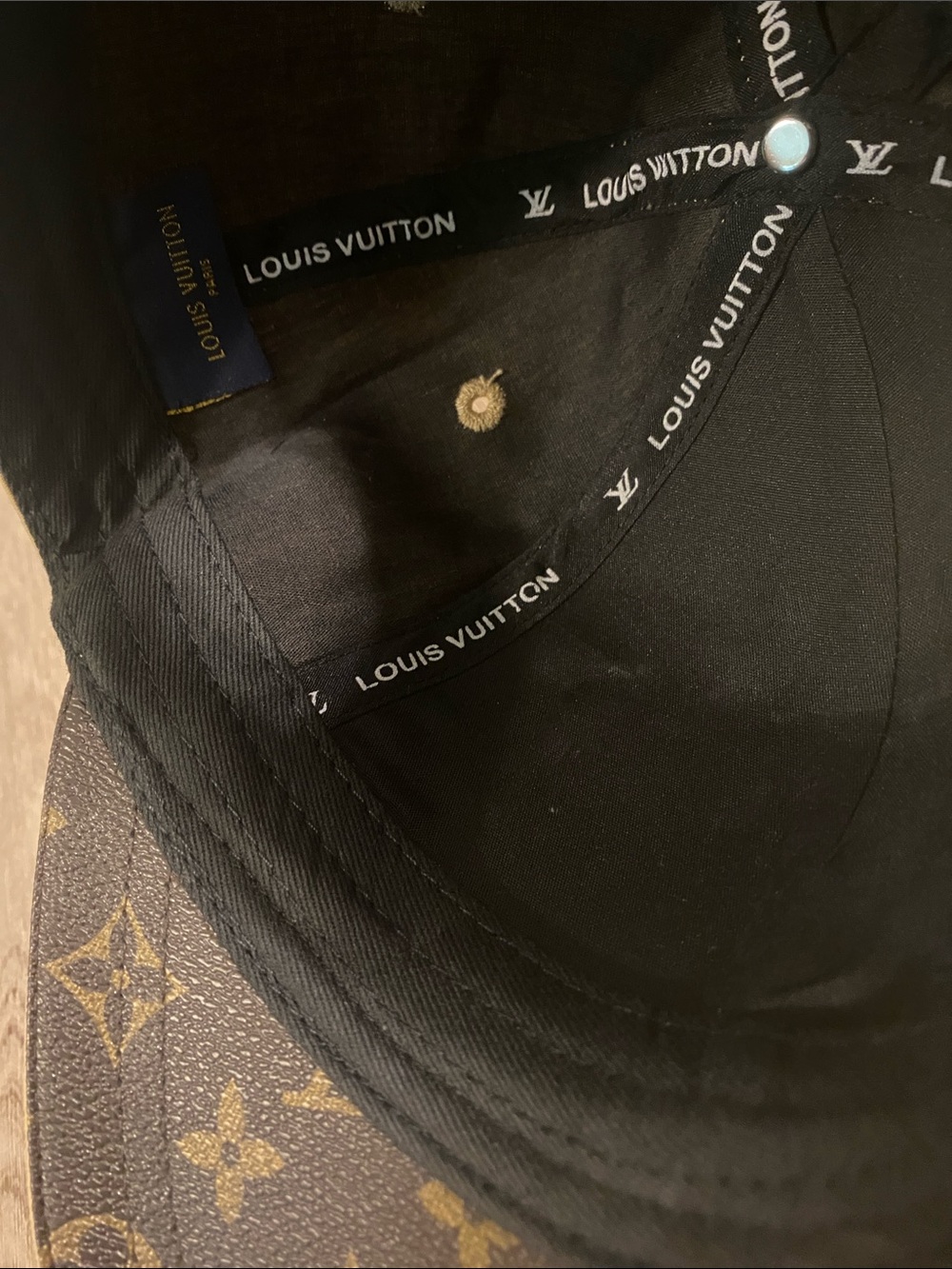 Louis Vuitton Tan & Brown Monogram Baseball Cap Unisex-Adjustable - Picture 4 of 7